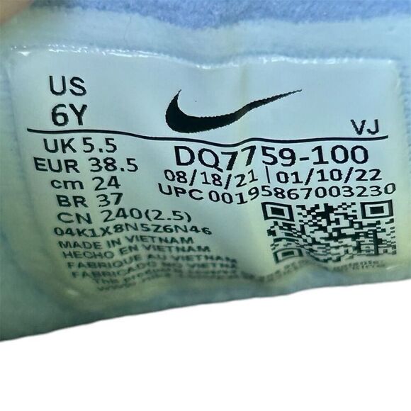 Nike Air Max Dawn Big Kids' Shoes Multicolor Size 6Y Athletic Sneakers - Picture 6 of 6